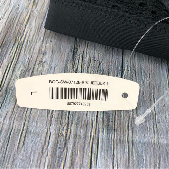 Adore Me Haukea Black Lace Triangle Bikini Top NWT size L - Picture 8 of 10